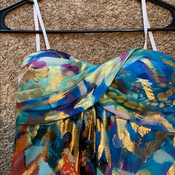 Floral Party Dress - Neiman Marcus - Picture 2 of 3